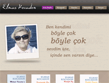 Tablet Screenshot of elmazkocadon.com